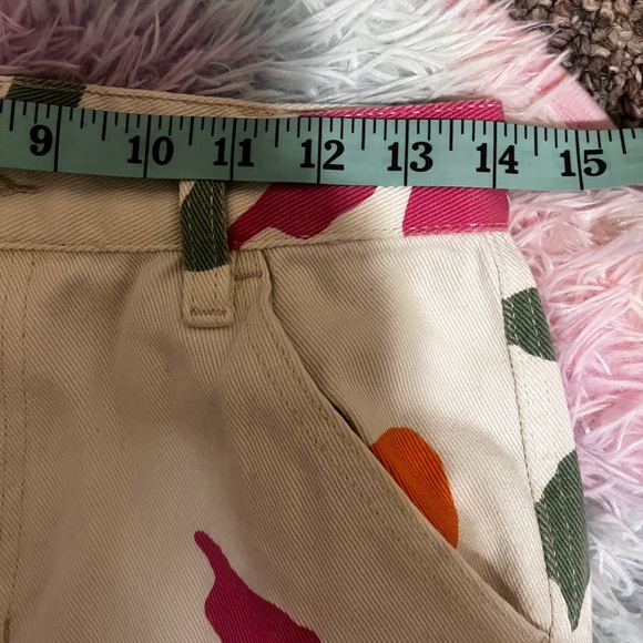 PacSun Colorful Floral Women's Cargo Jeans - Picture 6 of 7